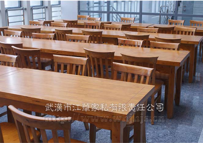 江华家私武汉办公家具项目之华中农业大学实木桌椅项目
